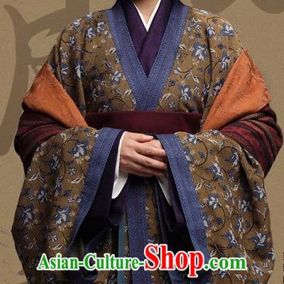 Chinese Ancient Three Kingdoms Period Wu State Empress Yuan Hanfu Dress Replica Costume for Women