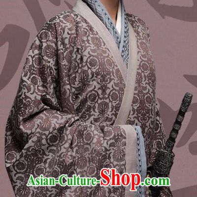 Chinese Ancient Eastern Han Dynasty General Wang Fu Historical Costume for Men