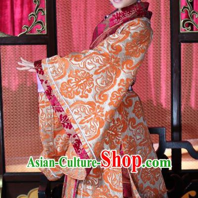 Chinese Spring and Autumn Period Wei State Queen Hanfu Dress Ancient Princess Consort Replica Costume for Women