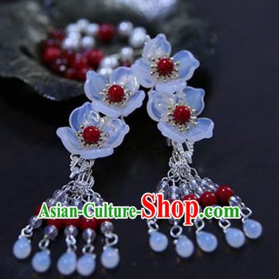 Chinese Ancient Handmade Hanfu Hairpins Palace Lady Flowers Hair Claws Hair Accessories for Women