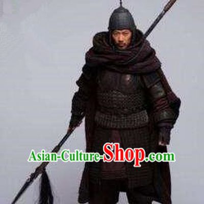 Ancient Chinese Three Kingdoms Period General Military officers Historical Costume for Men