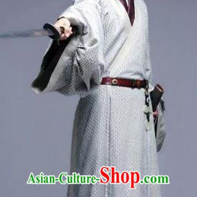 Ancient Chinese Eastern Han Dynasty Nobility Childe Swordsman Shen Rong Historical Costume for Men
