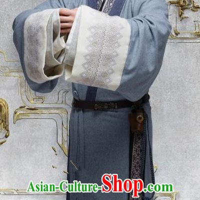 Ancient Chinese Eastern Han Dynasty Minister Politician Historical Costume for Men