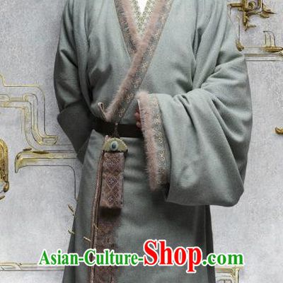 Ancient Chinese Eastern Han Dynasty Nobility Childe Historical Costume for Men