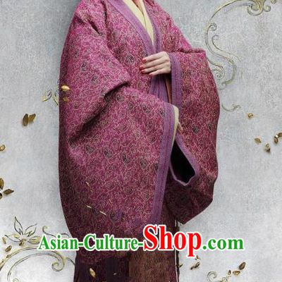 Chinese Eastern Han Dynasty Empress Cao Jie Hanfu Dress Ancient Queen Replica Costume for Women