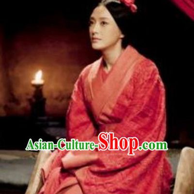Chinese Eastern Han Dynasty Empress Lv Zhi Hanfu Dress Ancient Queen Lv Replica Costume for Women