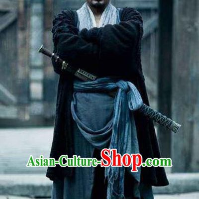Ancient Chinese Han Dynasty Peasant Uprising Leader Liu Bang Historical Costume for Men