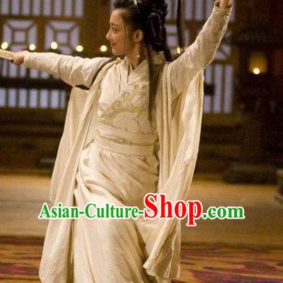Chinese Ancient Western Chu Imperial Concubine Yuji Hanfu Dress Replica Costume for Women