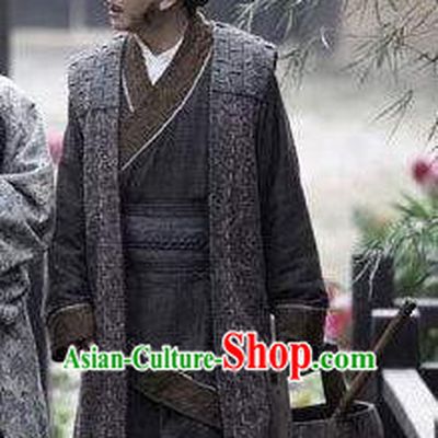 Traditional Chinese Ancient Han Dynasty Liu Bang Historical Costume for Men