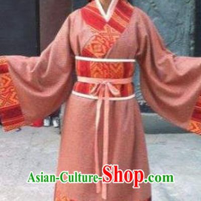 Chinese Ancient Han Dynasty Imperial Concubine Hanfu Dress Embroidered Replica Costume for Women