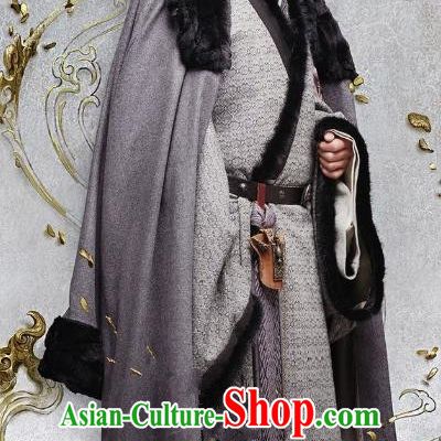 Ancient Chinese Three Kingdoms Period Wei State Minister Yang Jun Historical Costume for Men