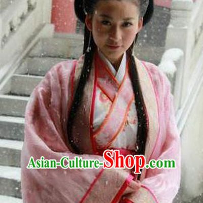 Chinese Ancient Three Kingdoms Period Wei State Princess Qinghe Hanfu Dress Replica Costume for Women