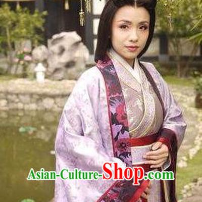Chinese Ancient Three Kingdoms Period Imperial Concubine Hanfu Dress Embroidered Replica Costume for Women
