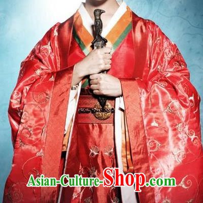 Ancient Chinese Warring States Period Princess Hanfu Wedding Dress Embroidered Replica Costume for Women