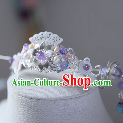 Chinese Ancient Hanfu Handmade Hair Crown Hairpins Hair Stick Hair Accessories for Women