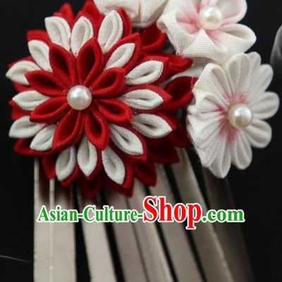 Traditional Asian Japan Courtesan Hair Accessories Hairpins Japanese Kimono Headwear for Women