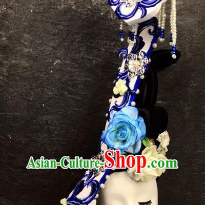 Top Grade China Style Deluxe Hair Accessories Halloween Stage Performance Headwear for Women