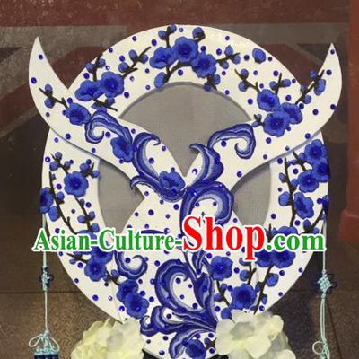 Top Grade Chinese Deluxe Hair Accessories Ancient Palace Headdress Halloween Stage Performance Headwear for Women