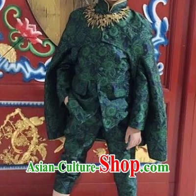 Top Grade Children Stage Performance Costume Boys Catwalks Clothing for Kids