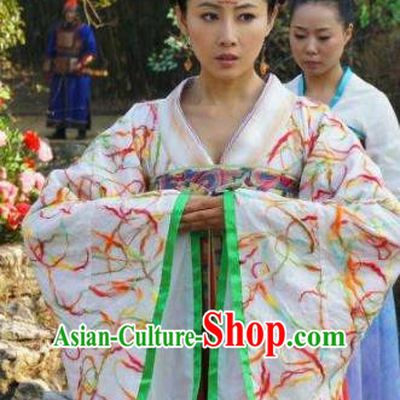 Ancient Chinese Tang Dynasty Female Officials Shangguan Wan-Er Hanfu Dress Replica Costume for Women