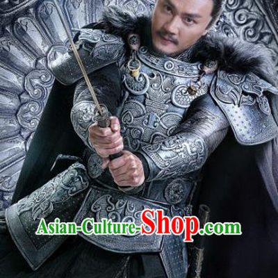 Ancient Chinese Three Kingdoms Period Wei State General Cao Zhen Replica Costumes for Men