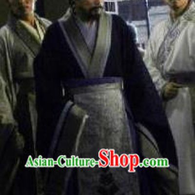 Ancient Chinese Han Dynasty Founding Emperor Liu Bang Replica Costumes for Men
