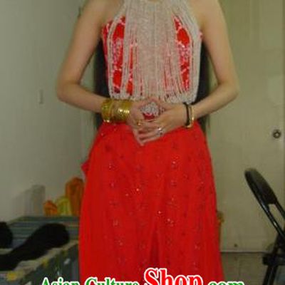 Ancient Chinese Han Dynasty Court Dancer Wang Zhaojun Replica Costume for Women