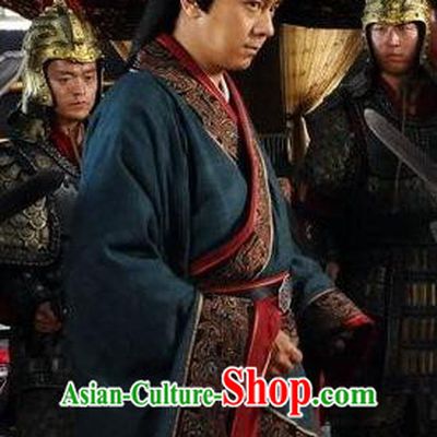 Ancient Chinese Spring and Autumn Period Statesman Strategist Economist Fan Li Replica Costumes for Men