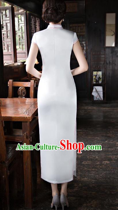 Traditional Ancient Chinese Young Women Cheongsam Dress Republic of China Tangsuit Stand Collar Blouse Dress Tang Suit Clothing Traditional Ancient Chinese Young Women Cheongsam Dress Republic of China Tangsuit Stand Collar Blouse Dress Tang Suit Clothing