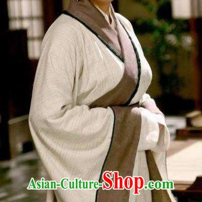 Chinese Ancient Han Dynasty Dowager Countess Jiao Hanfu Dress Replica Costume for Women