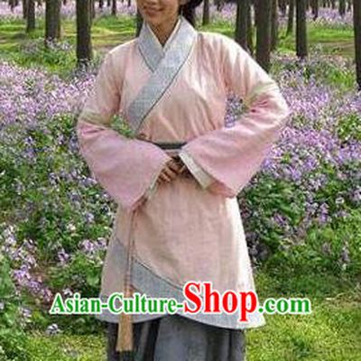 Chinese Ancient Han Dynasty Beauty Qin Luofu Hanfu Dress Replica Costume for Women