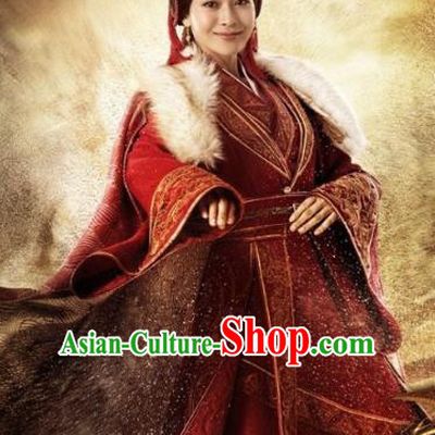 Chinese Ancient Han Dynasty Swordswoman Hanfu Dress Replica Costume for Women