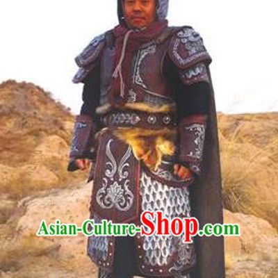 Chinese Ancient Han Dynasty General Military Officer Zhao Xin Replica Costume for Men