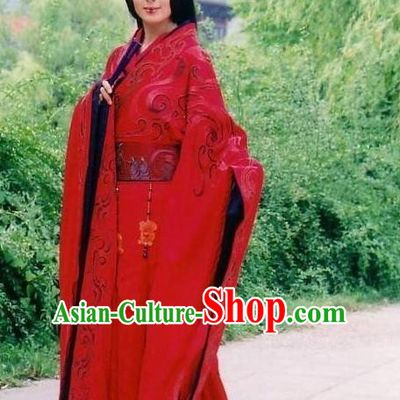 Chinese Ancient Western Han Dynasty Princess Pingyang Hanfu Dress Replica Costume for Women