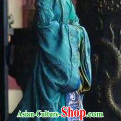 Chinese Ancient Eastern Han Dynasty Stateswoman Empress Deng Sui Hanfu Dress Replica Costume for Women