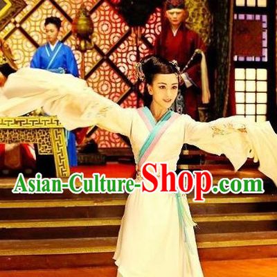 Chinese Ancient Han Dynasty Empress Huo Chengjun Hanfu Dress Queen Replica Costume for Women