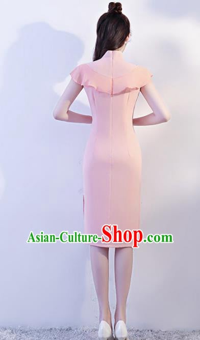 Traditional Ancient Chinese Young Women Cheongsam Dress Republic of China Tangsuit Stand Collar Blouse Dress Tang Suit Clothing Traditional Ancient Chinese Young Women Cheongsam Dress Republic of China Tangsuit Stand Collar Blouse Dress Tang Suit Clothing