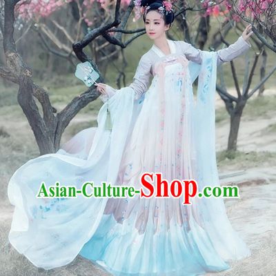 Ancient Chinese Hanfu Dress Clothing  Complete Set for Women Girls