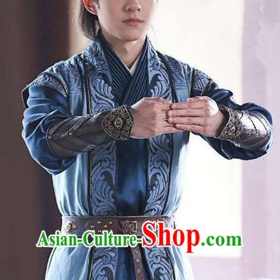 Nirvana in Fire Chinese Ancient Liang State Young Swordsman Xiao Pingjing Replica Costume for Men