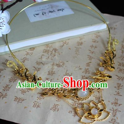 Chinese Handmade Classical Accessories Phoenix Necklace Hanfu Necklet for Women