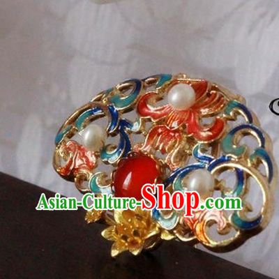 Chinese Handmade Classical Hair Accessories Wedding Hairpins Hanfu Back Hair Stick for Women