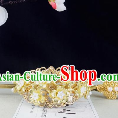 Chinese Handmade Classical Hair Accessories Hairdo Crown Hairpins Hair Stick for Women