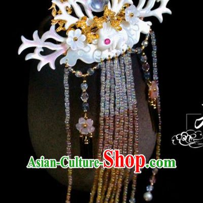 Chinese Handmade Classical Hair Accessories Tassel Hair Claws Hairpins Hair Stick for Women