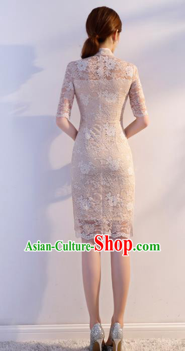 Traditional Ancient Chinese Young Women Cheongsam Dress Republic of China Tangsuit Stand Collar Blouse Dress Tang Suit Clothing