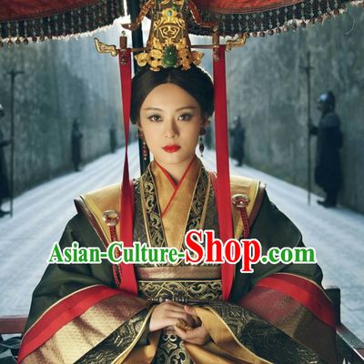 Ancient Chinese Hanzhuang Imperial Clothing Theater and Reenactment Costumes Hanfu for Women or Girls