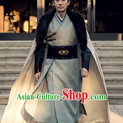 Nirvana in Fire Chinese Ancient Liang State Imperial Guards Commander Xun feizhan Replica Costume for Men