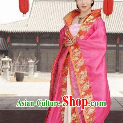 Chinese Ancient Tang Dynasty Princess Lanling Hanfu Dress Embroidered Replica Costume for Women