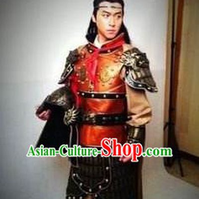 Chinese Ancient Tang Dynasty General Qin Huaiyu Replica Costume for Men