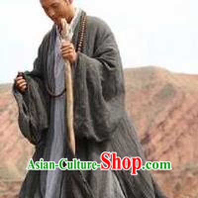 Chinese Ancient Tang Dynasty Eminent Monk Xuanzhuang Replica Costume for Men