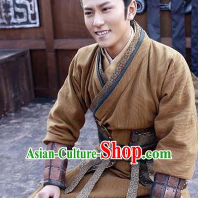 Chinese Ancient Tang Dynasty Nobility Childe Prince Li Shimin Replica Costume for Men